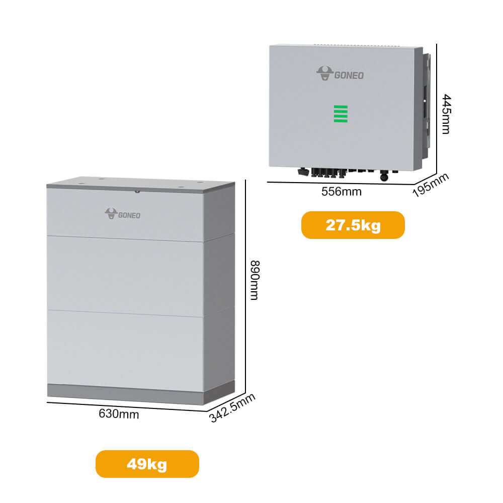 GONEO 10kW Solaranlage Energie-Lösung für Zuhause