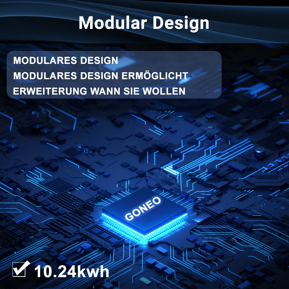 GONEO 10kW Dreiphasiger Hybrid-Wechselrichter für Heimsolarsysteme