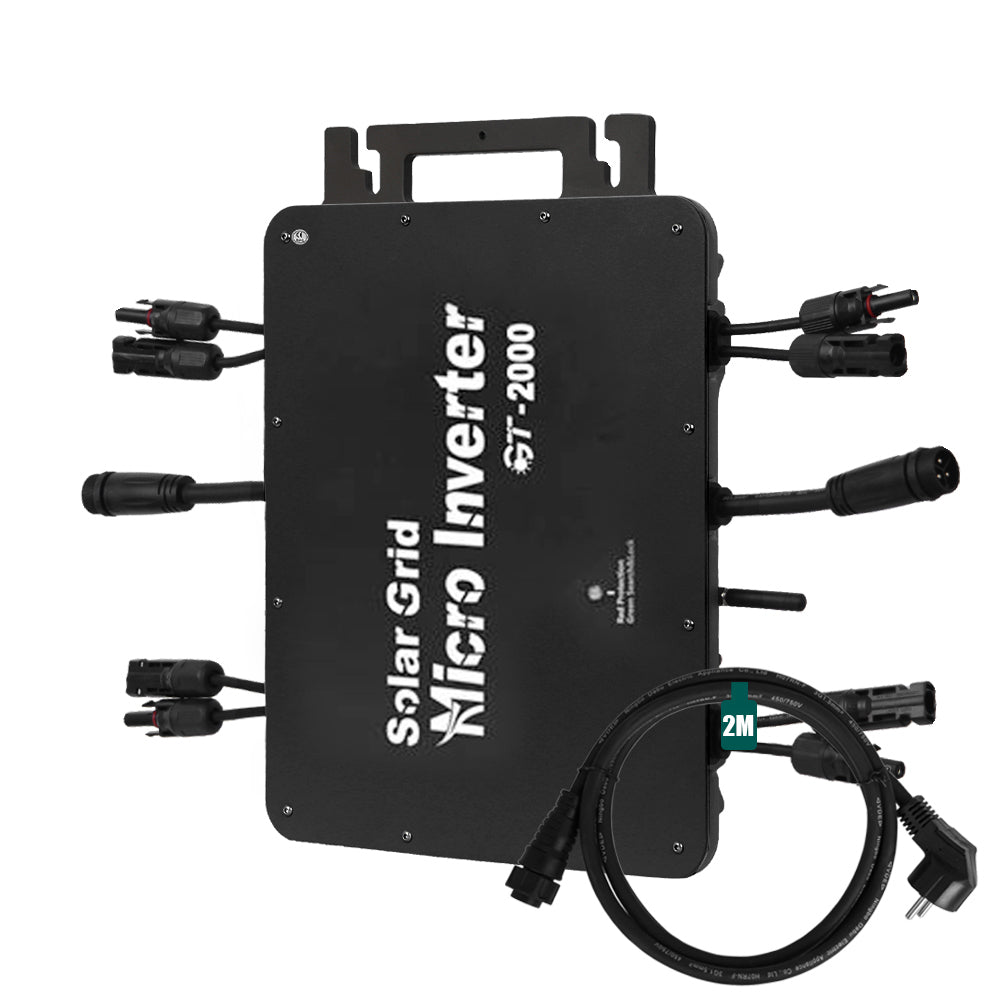 GT 2000W Mikro Wechselrichter integriertem WiFi für Balkonkraftwerk IP66