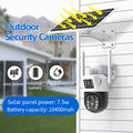 4MP 7W 8000mAh Solarbetriebene 4G WiFi-Überwachungskamera Aussen Q15