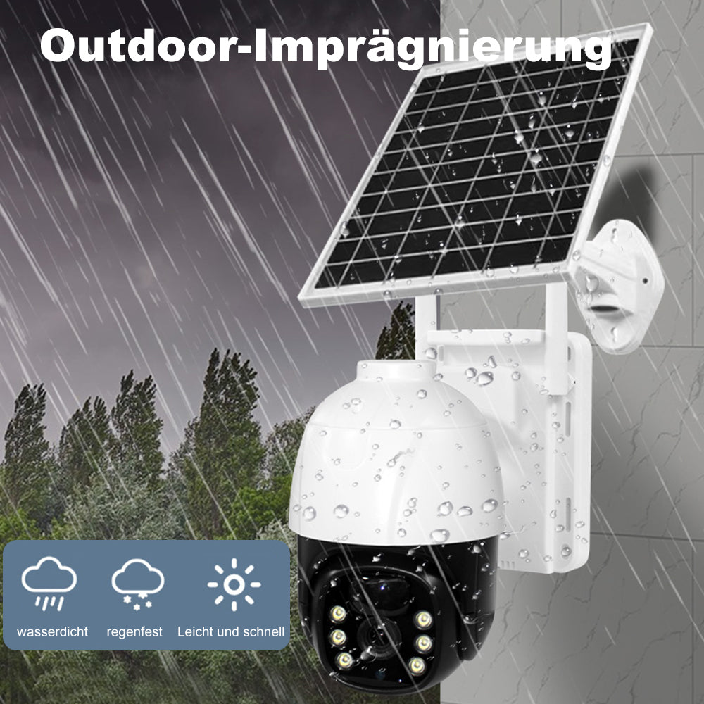 7.5W Solarbetriebene 4G WiFi-Kamera Überwachungskamera Aussen Q9
