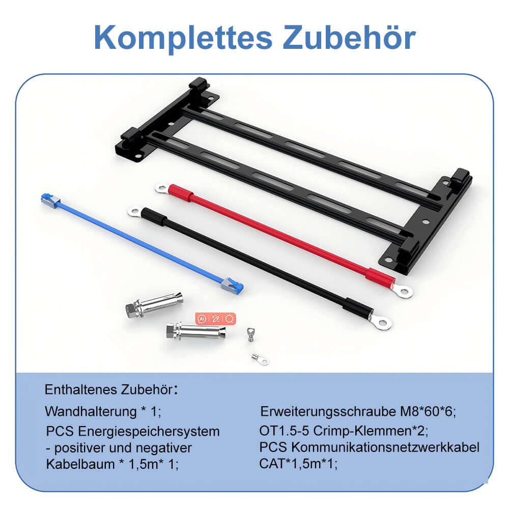 HFIE 5kWh 51.2V Solarstromspeicher Kapazität für PV-Anlagen