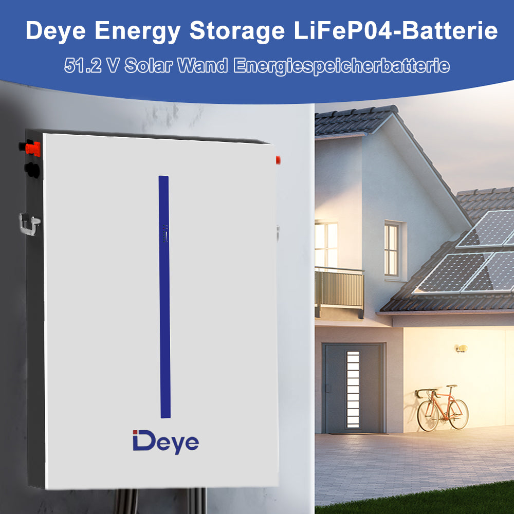 Energiespeicher für Zuhause und Balkon - 6.14kWh DEYE Batterie-SongSolar