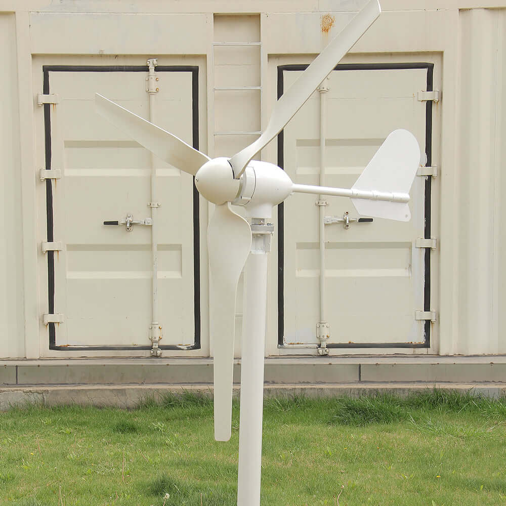 600W 12-48V Windkraftanlage Geräuscharmer 3 Blätter Windturbinengenerator Windräder