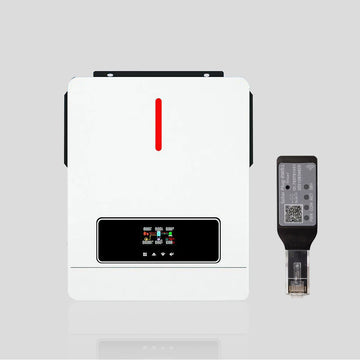 Onduleur hybride 4,2KW 24V DC 120A MPPT WIFI