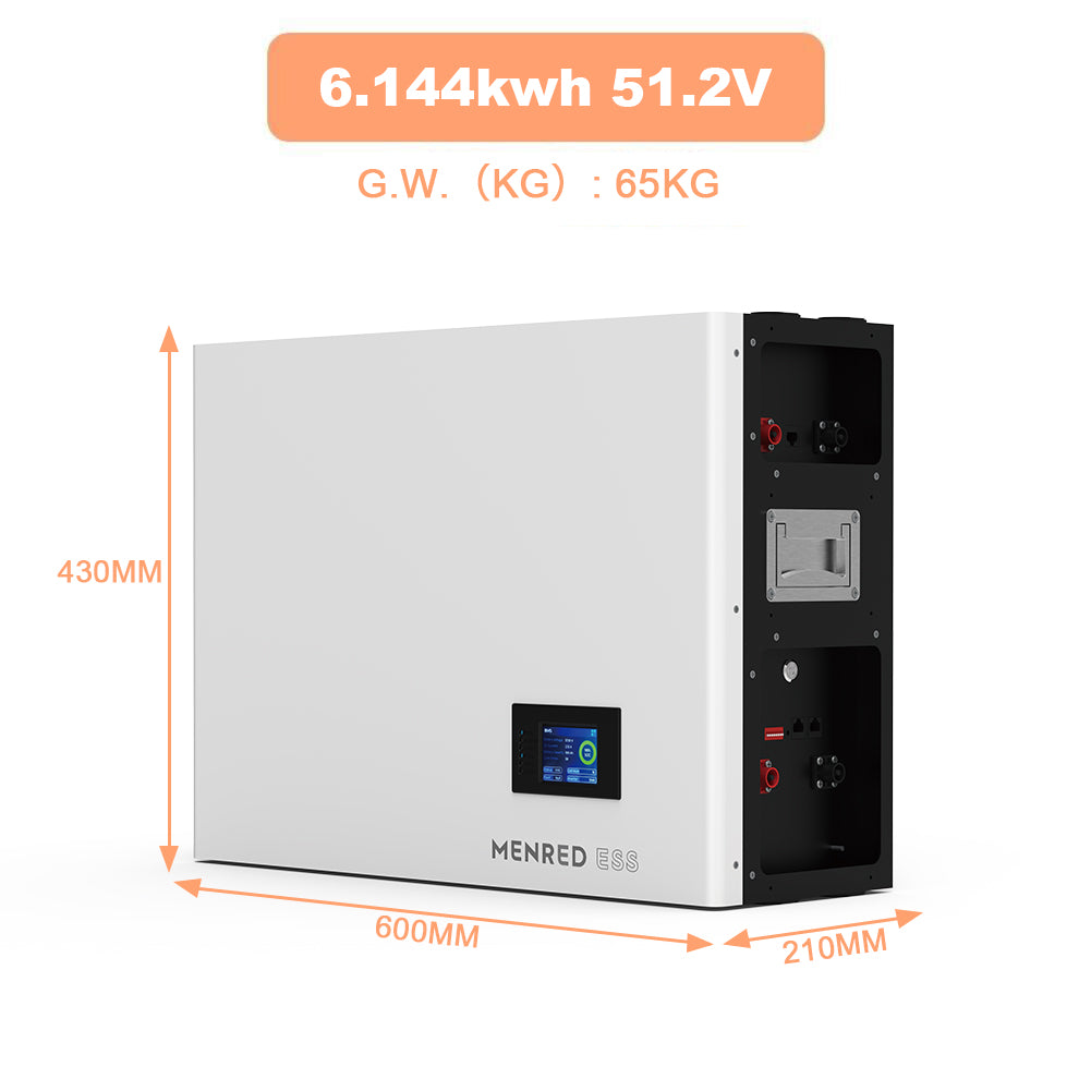 6.144KWh Solarstromspeicher für Balkonkraftwerke TUV