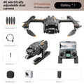 RG700PRO.2.4G Optischer Fluss Faltbare Drohne mit vierseitiger Hindernisvermeidung und professioneller WIFI-Luftkamera mit Doppelobjektiv