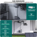 Zendure SolarFlow Balkonkraftwerk mit Speicher, HUB 2000 mit 1800W Solar Eingang, AB2000 1920Wh LiFePO4 Akku, mit Shelly Plus Plug S, 1200W Ausgang, IP65