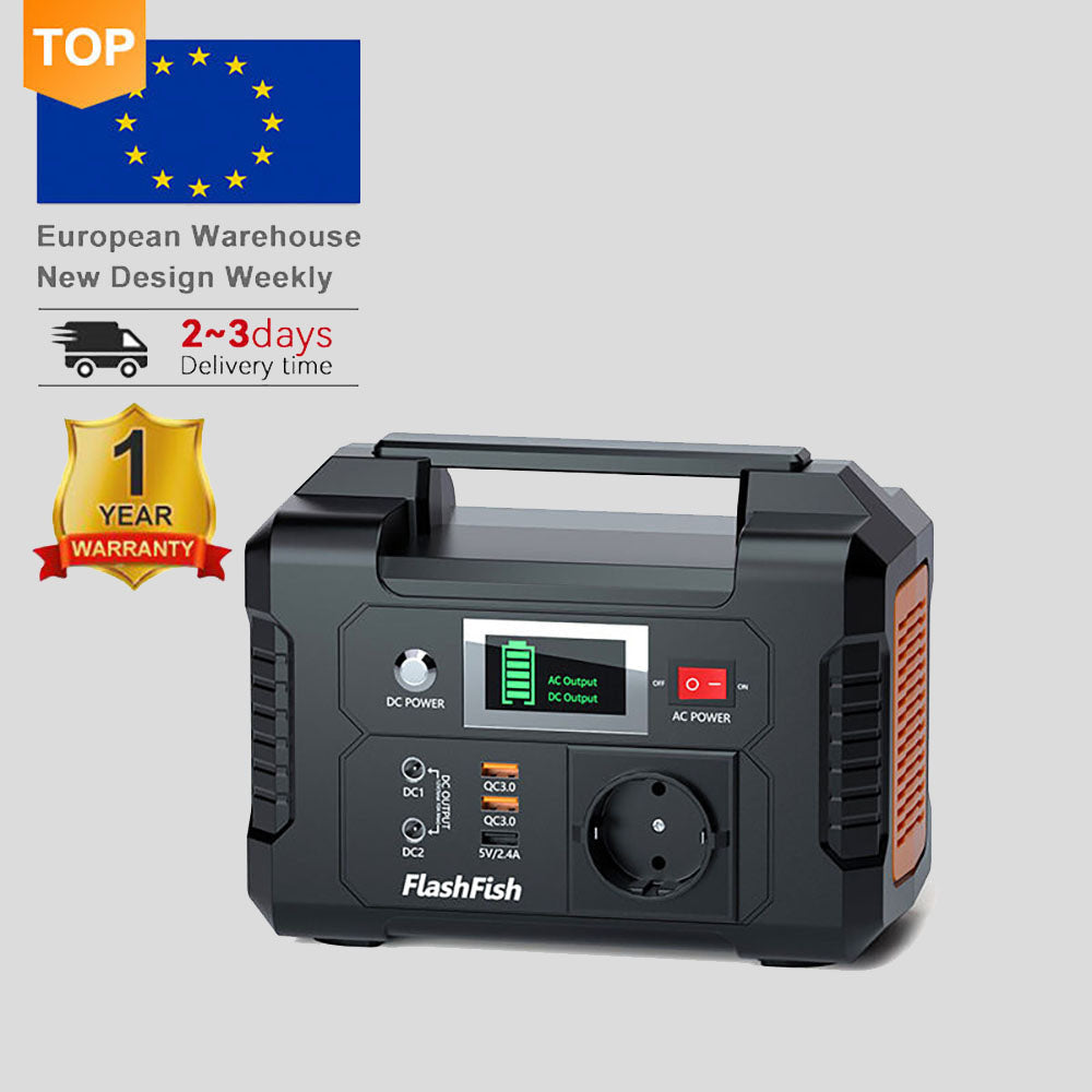 151Wh 200W EU Plug Batterie FLASHFISH