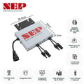 NEP BDM 800W Mikro Wechselrichter 2m Netzkabel VDE + 2.76KWH NEP Solarstromspeicher VDE