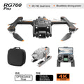 RG700PRO.2.4G Optischer Fluss Faltbare Drohne mit vierseitiger Hindernisvermeidung und professioneller WIFI-Luftkamera mit Doppelobjektiv