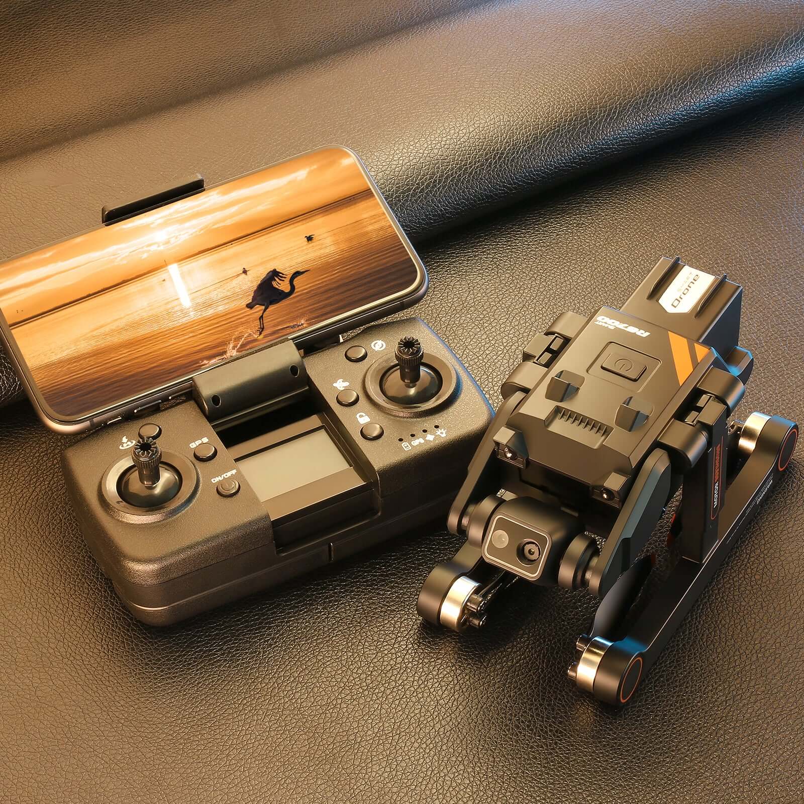 RG700PRO.2.4G Optischer Fluss Faltbare Drohne mit vierseitiger Hindernisvermeidung und professioneller WIFI-Luftkamera mit Doppelobjektiv