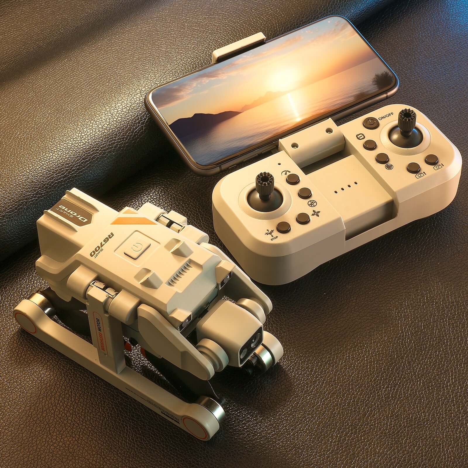 RG700PRO.2.4G Optischer Fluss Faltbare Drohne mit vierseitiger Hindernisvermeidung und professioneller WIFI-Luftkamera mit Doppelobjektiv