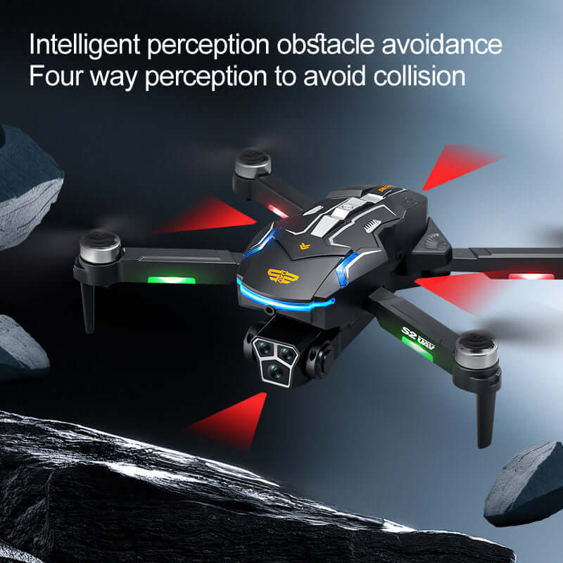 S2 drone 4K HD electric adjustment aerial photography optical flow fixed height obstacle avoidance remote control aircraft