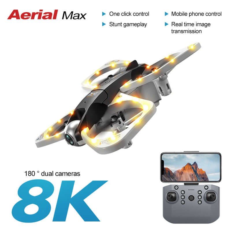 S3 Bunte Drohne 8K HD electric adjustment aerial photography optical flow fixed height obstacle avoidance remote control aircraft