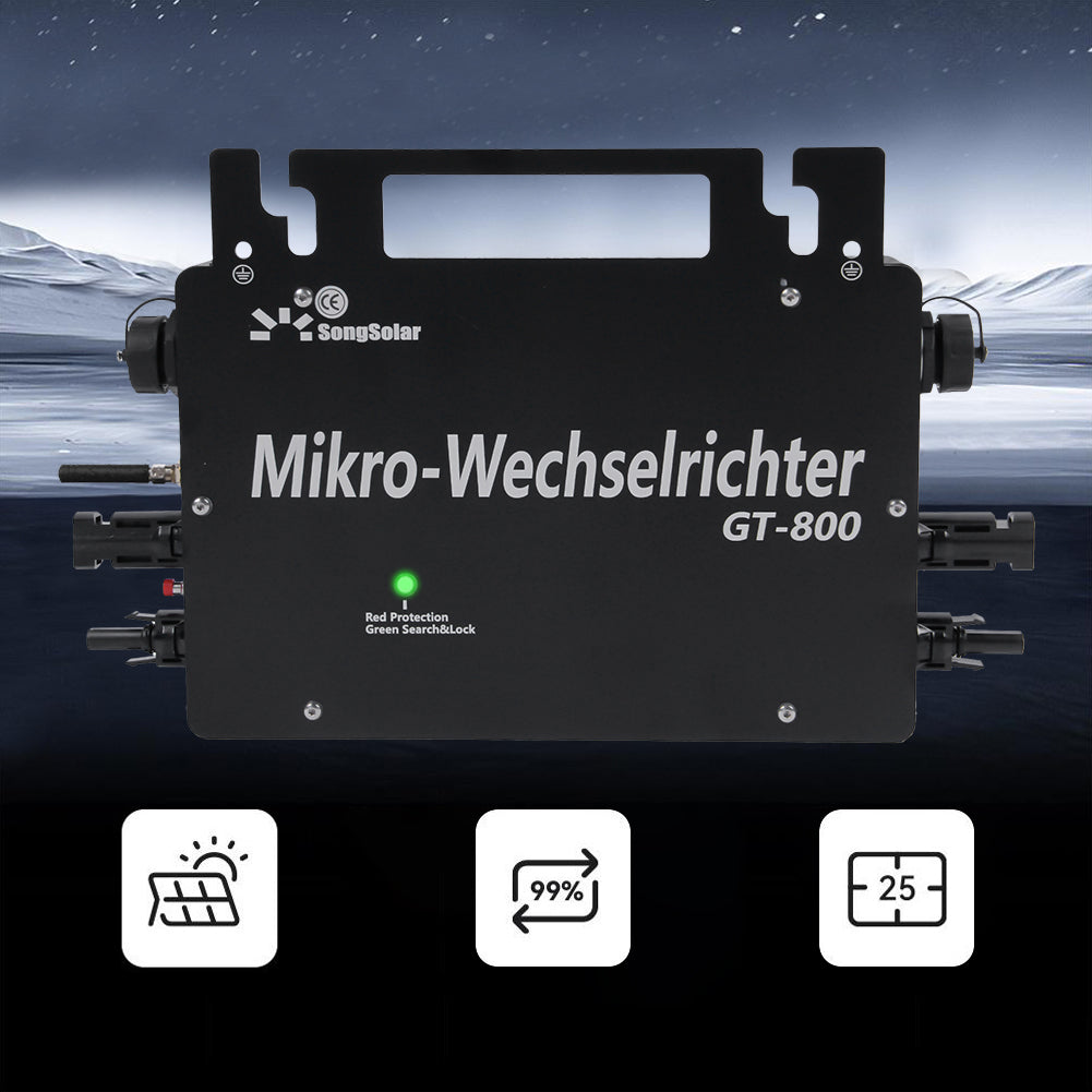 Untersuchung eines in Deutschland beliebten Produkts: Mikro-Wechselrichter GT-800W 220V WiFi VDE