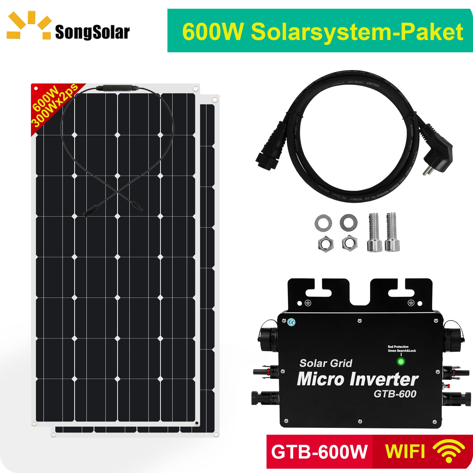 Flexibles 600W Solarmodul-Set: Die ideale Lösung für umweltfreundliche Energieversorgung