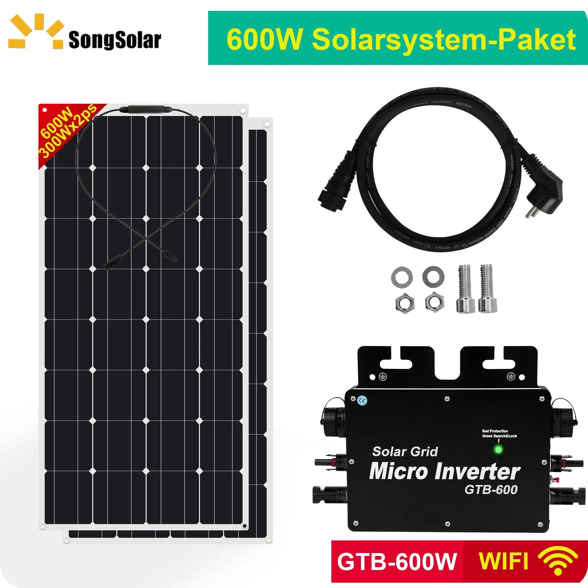 Flexibles-600W-Solarmodul-Set-Die-ideale-Lösung-für-umweltfreundliche-Energieversorgung SongSolar