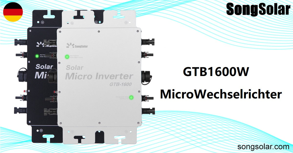 Ausführliche Analyse des GTB 1600W Reine Sinuswelle Smart Micro-Wechselrichter Netzwechselrichter mit WiFi IP65