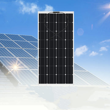 Flexibles Solarpanel monokristallines Silizium 100W Photovoltaik-Stromerzeugungsmodul Großhandel Dach Solarpanel 12V Aufladen