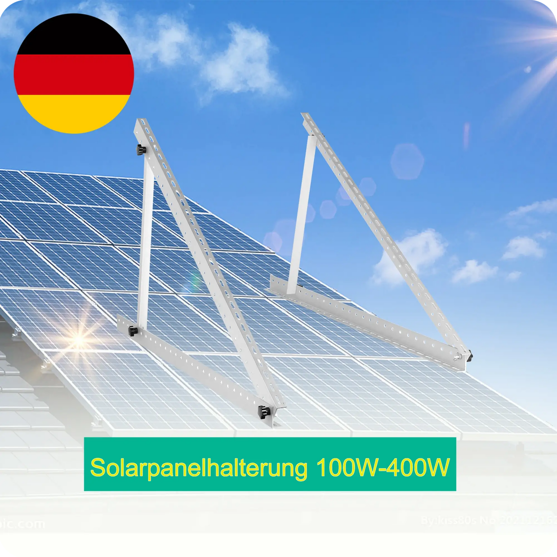 71.2CM Solarpanel-Montage / Einstellbarer Winkel / Geeignet für 150 W Solarpanel - SongSolar