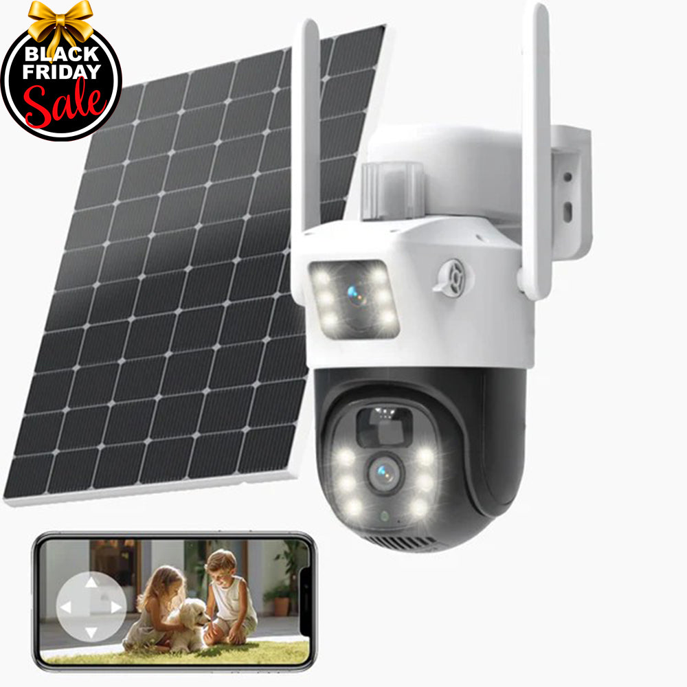 4MP 7W 8000mAh Solar Powered 4G WiFi Security Camera Outdoor Q15