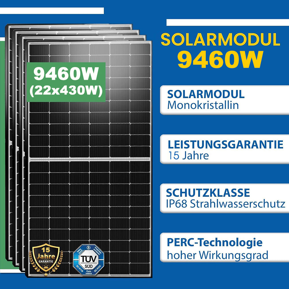 10KW Home System Balcony Power Plant DEYE-MENRED-LONGI