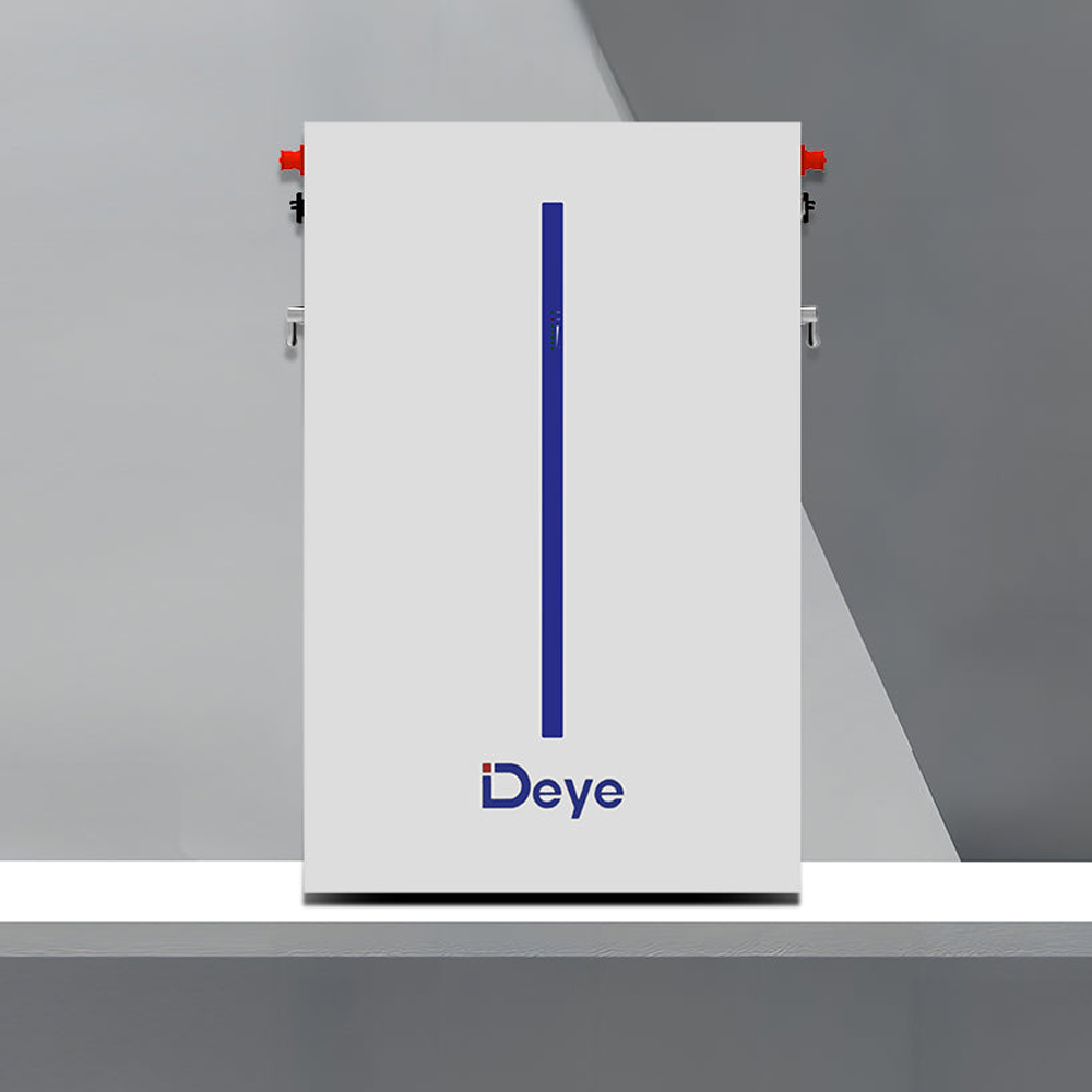 Stockage d'énergie solaire 6,14KWH DEYE 51,2V 120AH IP65