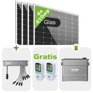 Zendure SolarFlow Balkonkraftwerk mit Speicher Hyper 2000 mit 1800W Solar Eingang Bidirektionales 1200W AC-Laden Eingebaute Mikrowechselrichter AB2000 1920Wh LiFePO4 Akku