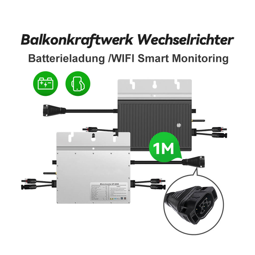 SPD-800W Mikrowechselrichter integriertem WiFi für Balkonkraftwerk