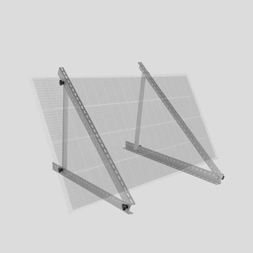 Support de panneau solaire 55,6 cm/angle réglable/convient pour panneau solaire 100 W. 
