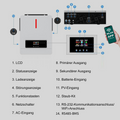 4200W Solarsystem 6.144kWh Solaranlage 4.2KW Einphasige Hybrid-Wechselrichter 6.144kWh Solarstromspeicher-SongSolar