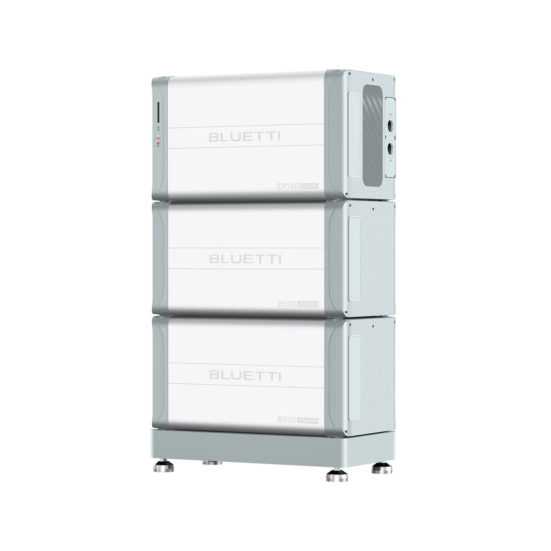 BLUETTI Home System 7.6/15.2kw Single Phase Hybrid Inverter+9.9/14.8/19.8kwh Solar Storage