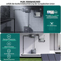 Zendure SolarFlow mit Speicher, SPD 800W Mikrowechselrichter HUB 2000 mit 1800W Solar Eingang, AB2000 1920Wh LiFePO4 Akku