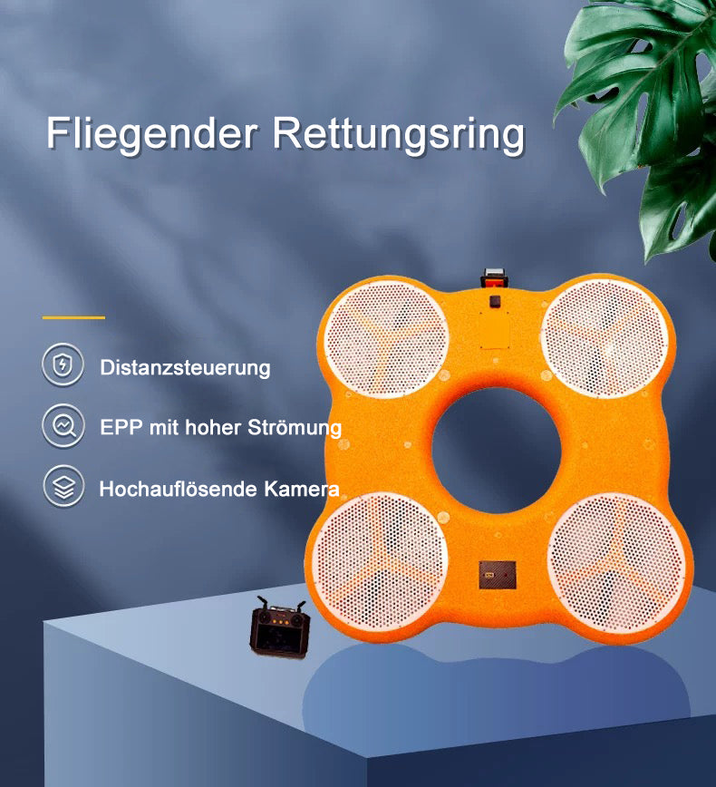 Fliegender Rettungsring