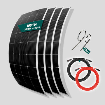 Flexible solar module kit 800W