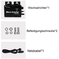 GTB 400W Reine Sinuswelle Smart Micro Wechselrichter Netzwechselrichter mit WIFI IP65 - SongSolar